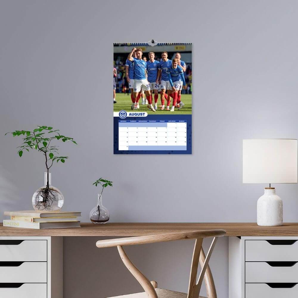 Portsmouth FC A3 Calendar 2026 LKT Sport Football>Football League>Portsmouth FC Wall Calendars