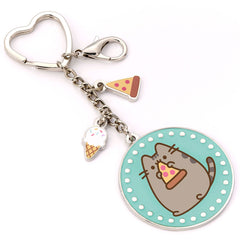 Pusheen Charm Keyring Pizza LKT Sport Entertainment>TV Series>Pusheen