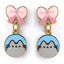 Pusheen Gold Plated Bow Drop Earrings LKT Sport Gold plated stud drop earrings with highly detailed designFeaturing Pusheen and pink bowsOfficial licensed productApprox 25mm x 10mm Earrings