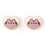 Pusheen Gold Plated Heart Stud Earrings LKT Sport Gold plated stud earrings with highly detailed designFeaturing Pusheen on a pink backgroundOfficial licensed productEach earring approx 10mm x 8mm Earrings