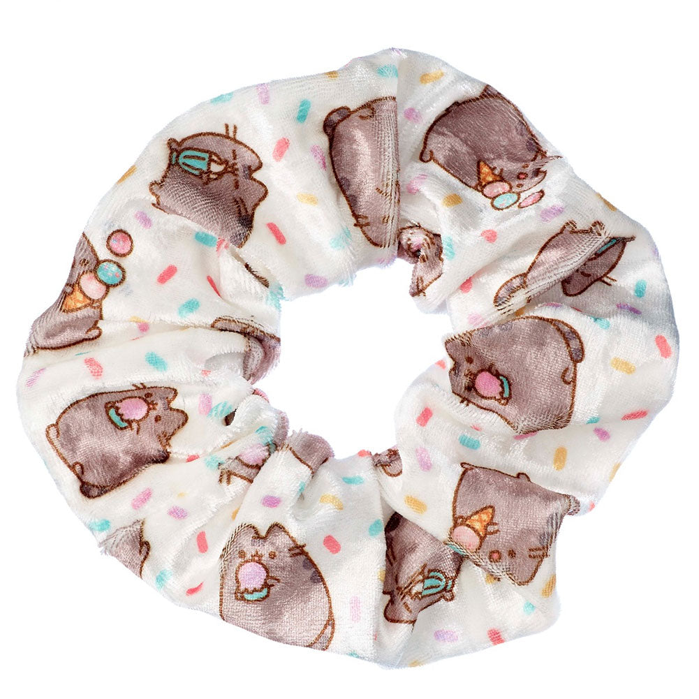 Pusheen Ice Cream Hair Scrunchie LKT Sport Entertainment>TV Series>Pusheen Scrunchies