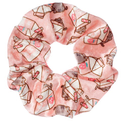 Pusheen Milkshake Hair Scrunchie LKT Sport Entertainment>TV Series>Pusheen Ponytail Holders