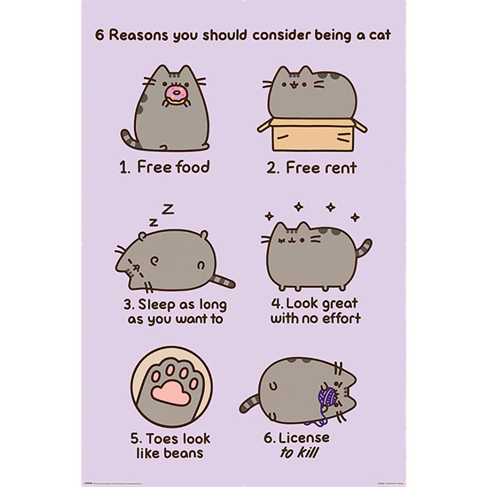 Pusheen Poster Reasons 157 LKT Sport Entertainment>TV Series>Pusheen Posters