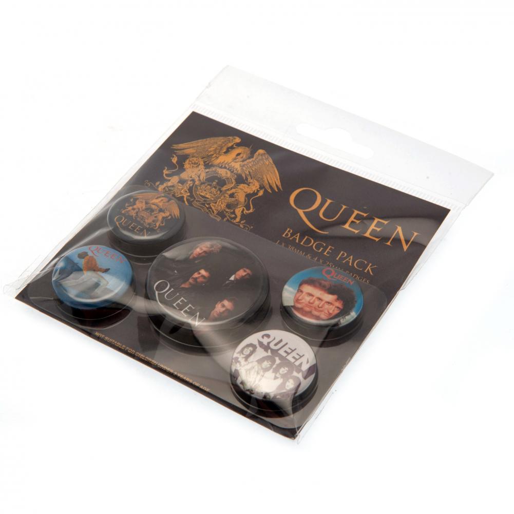 Queen Button Badge Set LKT Sport Entertainment>Music>Queen Pinback Buttons