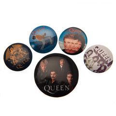 Queen Button Badge Set LKT Sport Entertainment>Music>Queen Pinback Buttons