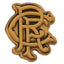 Rangers FC Antique Gold Scroll Crest Badge LKT Sport Metal crest shaped pin badgeDie stamped designWith butterfly clasp fixingMetal alloy with antique gold style finishOfficial licensed productApprox 20mm x 18mm Pins