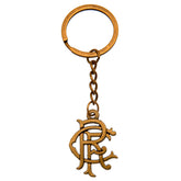 Rangers FC Antique Gold Scroll Crest Keyring LKT Sport Football>European Leagues>Rangers FC