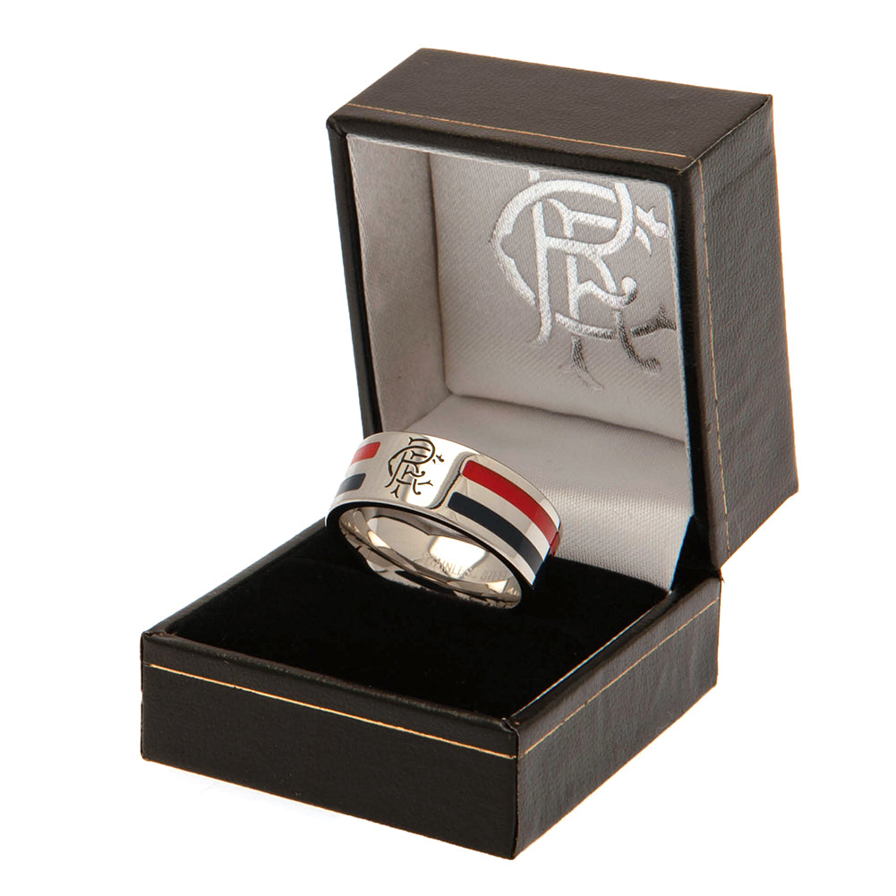 Rangers FC Colour Stripe Ring Medium LKT Sport Football>European Leagues>Rangers FC