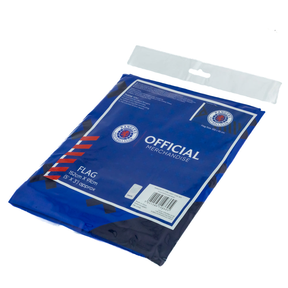 Rangers FC Core Crest Flag LKT Sport Football>European Leagues>Rangers FC Flags