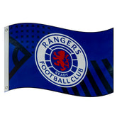 Rangers FC Core Crest Flag LKT Sport Large 100% polyester supporters flagThis classic design features a full colour Rangers crest on a royal blue backgroundPerfect for any wall with ready to hang metal eyeletsOfficial licensed productApprox 152cm x 91cm (
