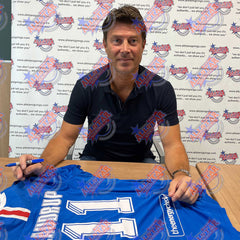 Rangers FC Laudrup Signed Shirt (Framed) LKT Sport Football>European Leagues>Rangers FC