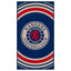 Rangers FC Pulse Towel LKT Sport Large soft to touch 100% cotton velour beach towelFeatures a pulse design with a central large crestOfficial licensed productApprox 140cm x 70cm (55in x 28in) Beach Towels