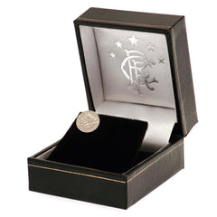 Rangers FC Ready Crest Sterling Silver Stud Earring LKT Sport Highly detailed sterling silver shaped earringFeaturing the Rangers crest on an earring studWith a butterfly back fixingOfficial licensed productApprox 10mm x 10mm Earrings