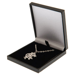 Rangers FC Silver Plated Boxed Pendant LKT Sport Silver plated pendant and necklaceFeaturing a Rangers crest pendant on a chain necklaceWith a lobster claspOfficial licensed productNecklace approx 50cm (20 inches)Pendant approx 25mm x 20mm Charms & Pendan