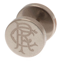 Rangers FC Stainless Steel Scroll Crest Stud Earring LKT Sport Football>European Leagues>Rangers FC Earrings