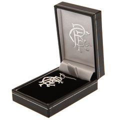 Rangers FC Sterling Silver Pendant & Chain Large LKT Sport Sterling silver pendant and necklace on a loop fixing Featuring a Rangers Scroll Crest pendant on a chain necklace With a lobster clasp Official licensed product Chain approx 49cm (19in) Pendant a