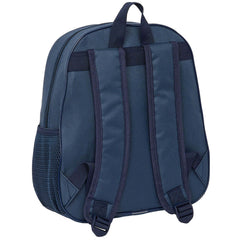 Real Madrid CF Junior Backpack LKT Sport White and navy 3D backpack featuring a full colour club crest and Real Madrid textMain compartment has a large double zipped opening for easy accessPadded adjustable shoulder straps and a carry handleAdditional mes