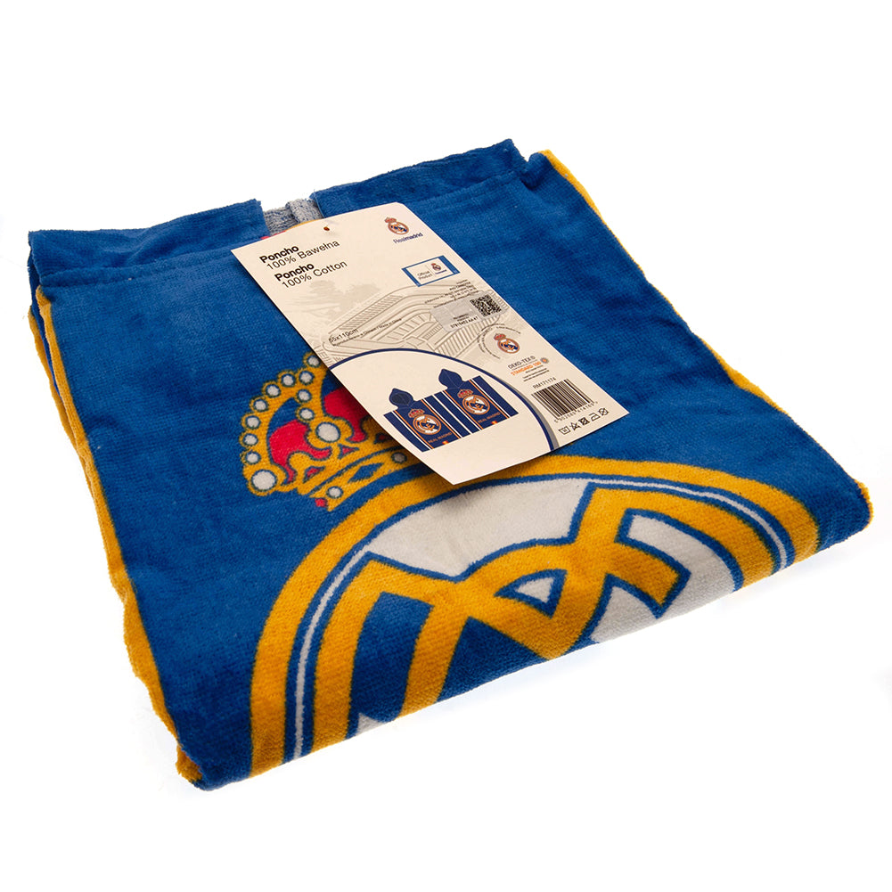 Real Madrid CF Kids Hooded Poncho LKT Sport Football>European Leagues>Real Madrid CF Beach Towels