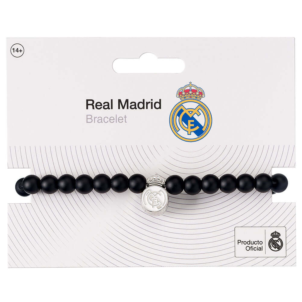 Real Madrid FC Black Bead Bracelet LKT Sport Football>European Leagues>Real Madrid CF Bracelets