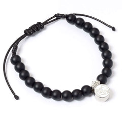 Real Madrid FC Black Bead Bracelet LKT Sport Football>European Leagues>Real Madrid CF Bracelets