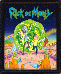 Rick And Morty Framed 3D Picture LKT Sport Entertainment>TV Series>Rick And Morty Visual Artwork