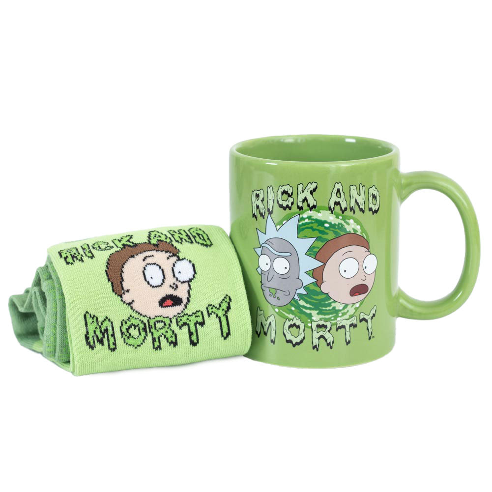 Rick And Morty Mug & Sock Set LKT Sport Entertainment>TV Series>Rick And Morty Mugs