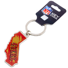 San Francisco 49ers State Shape Keyring LKT Sport American Sports>NFL>San Francisco 49ers