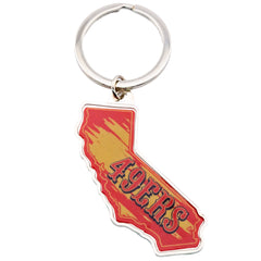 San Francisco 49ers State Shape Keyring LKT Sport American Sports>NFL>San Francisco 49ers