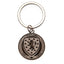 Scottish FA Antique Silver Crest Keyring LKT Sport Metal crest shaped keyring with split ring Die stamped design Metal alloy with antique silver style finish Official licensed product Approx 29mm x 29mm On a header card Keychains