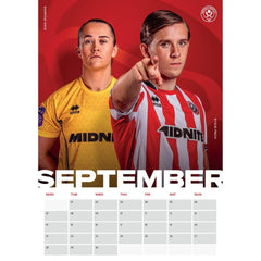 Sheffield United FC A3 Calendar 2026 LKT Sport Football>Football League>Sheffield United FC Wall Calendars