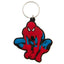 Spider-Man PVC Keyring LKT Sport Soft, durable 5mm thick PVC Keyring with chain and split ring Bright, colourful and highly detailed Ideal for attaching to keys, bags, belts and other items Wipe clean Official licensed product Approx 60mm x 55mm On a back