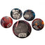 Star Wars Button Badge Set LKT Sport Eye-catching designs and slogan badgesIdeal addition to school bags or clothingFasten with a safety pin fixingOfficial licensed product5 assorted size badges Pinback Buttons