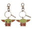 Star Wars: The Mandalorian BFF Keyring Set LKT Sport Two bright, fun and useful keychainsDesigned for sharing with your BF featuring a Grogu designWith a split ring and mini lobster claw claspOfficial licensed productApprox 70mm x 35mm Keychains