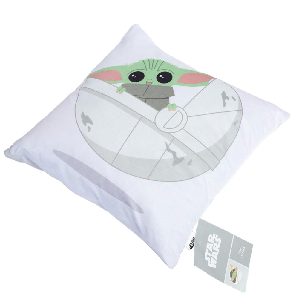 Star Wars: The Mandalorian Grogu Velvet Feel Cushion LKT Sport Entertainment>TV Series>Star Wars: The Mandalorian Throw Pillows