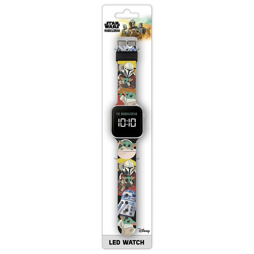 Star Wars: The Mandalorian Mando Junior LED Watch LKT Sport Entertainment>TV Series>Star Wars: The Mandalorian Watches