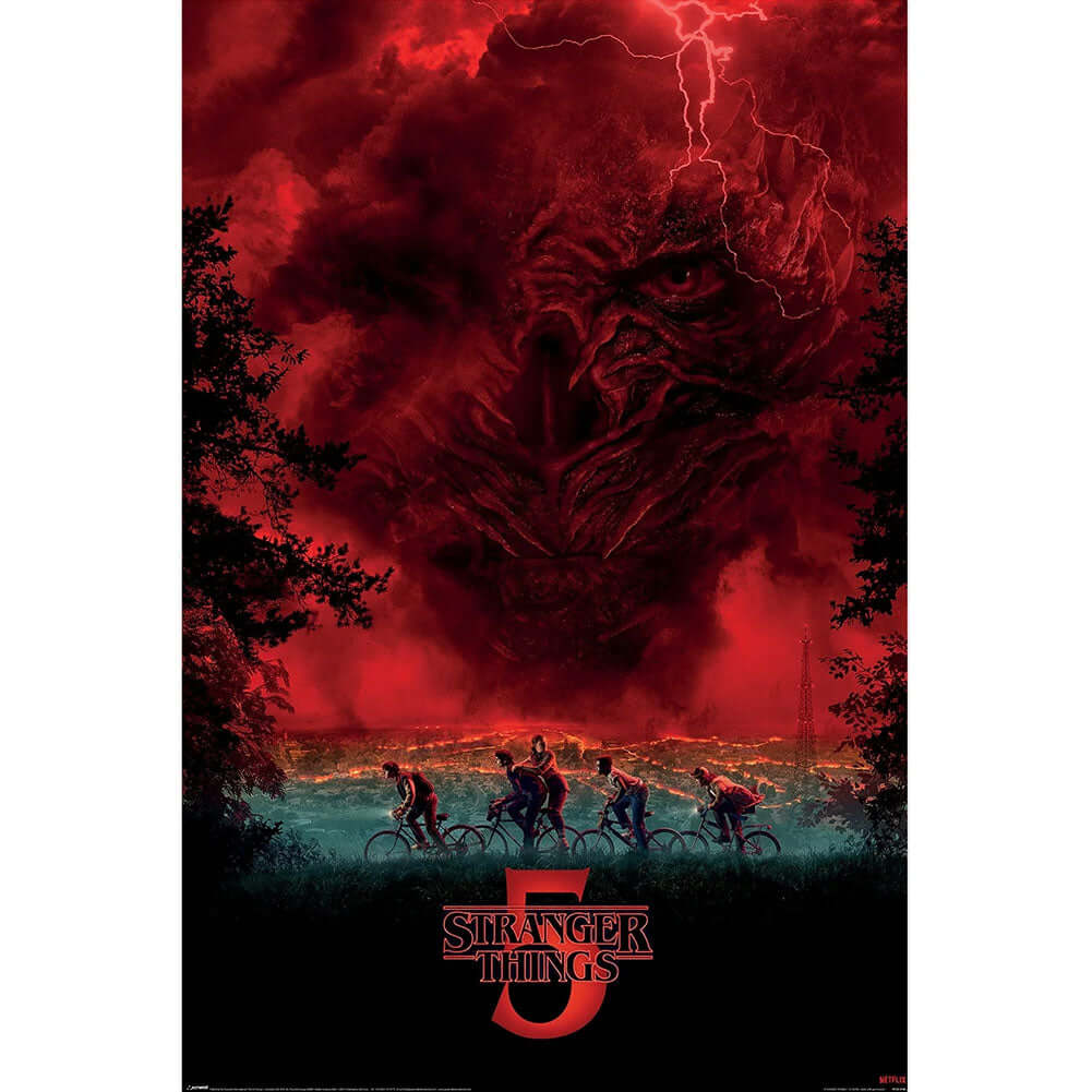 Stranger Things 5 Vecna Sky Poster 43 LKT Sport Entertainment>TV Series>Stranger Things Posters