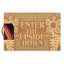 Stranger Things Embossed Doormat LKT Sport Natural colour coir doormat featuring the text 'Welcome To The Upside Down' with an images of the DemogorgonMade from durable coconut fibre with a sturdy non slip PVC baseIdeal for both indoors and outdoorsOffici