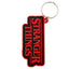 Stranger Things Logo PVC Keyring LKT Sport Soft, durable 5mm thick PVC Keyring with chain and split ringBright, colourful and highly detailedIdeal for attaching to keys, bags, belts and other itemsWipe cleanOfficial licensed productApprox 70mm x 30mm Keyc