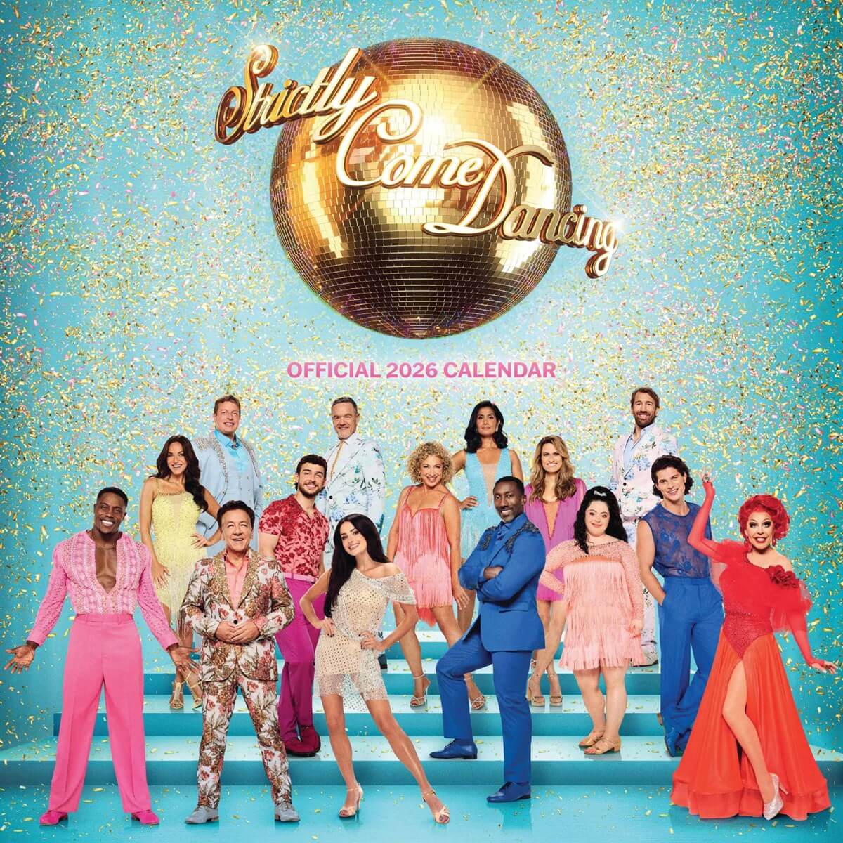 Strictly Come Dancing Square Calendar 2026 LKT Sport Entertainment>Brands>Trends>Celebrity|Entertainment>TV Series>Strictly Come Dancing Wall Calendars