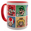 Super Mario Colour Mug LKT Sport Ceramic everyday coffee mugFeatures your favourite characters from the Super Mario gameGlazed kiln fired finish with red handleOfficial licensed productApprox 315ml (11oz)Approx 9cm tall, 8cm in diameter Mugs