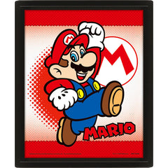 Super Mario Framed 3D Picture LKT Sport Features a moving image of YoshiThis awesome 3D lenticular design gives you two images in oneComes ready to hang in a stylish black frameOfficial Licensed MerchandiseApprox 25cm x 20cm (10in x 8in) Photographs