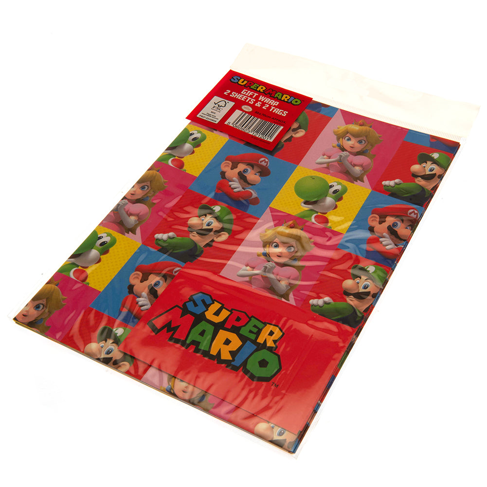 Super Mario Gift Wrap LKT Sport Entertainment>Gaming>Super Mario Wrapping Paper