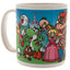 Super Mario Mug Characters LKT Sport Ceramic everyday coffee mugFeatures an group image of the Characters from the Super MarioGlazed kiln fired finish with black handleOfficial licensed productApprox 315ml (11oz)Approx 9cm tall, 8cm in diameter Mugs