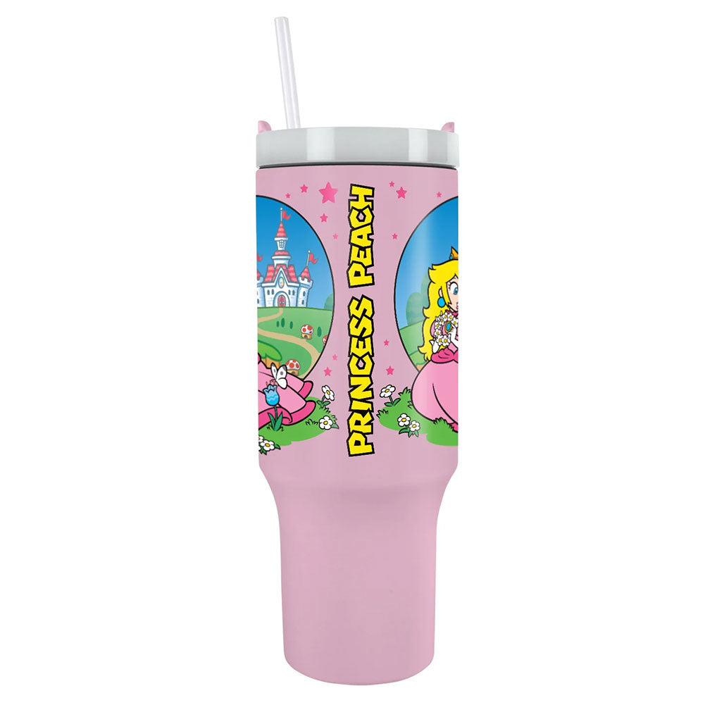 Super Mario Princess Peach 40oz Tumbler LKT Sport Entertainment>Gaming>Super Mario Travel Mugs