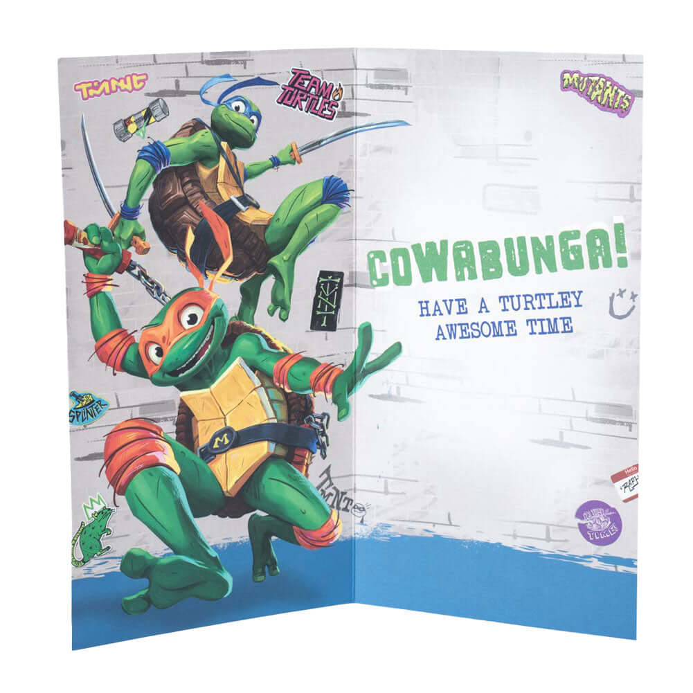 Teenage Mutant Ninja Turtles Birthday Card LKT Sport Entertainment>TV Series>Teenage Mutant Ninja Turtles Greeting Cards