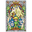 The Legend Of Zelda Stained Glass Poster 25 LKT Sport Rolled maxi posterFeaturing stained glass artwork of Link and ZeldaHigh resolution artworkPrinted on 150gsm gloss paperOfficial licensed productApprox 61cm x 91cm Posters