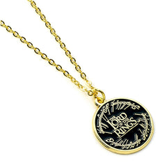 The Lord Of The Rings Gold Plated Logo Necklace LKT Sport Entertainment>Movies>The Lord Of The Rings