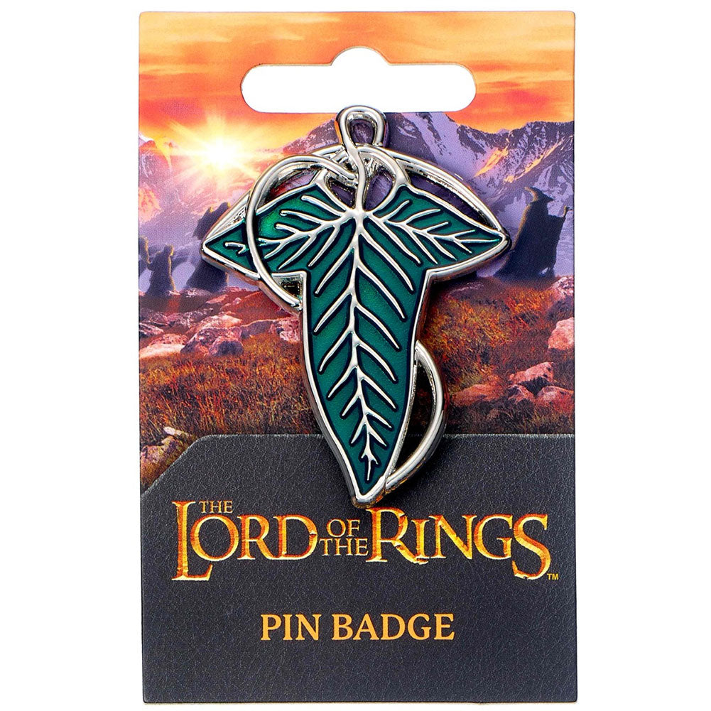 The Lord Of The Rings Leaf Of Lorien Pin Badge LKT Sport Entertainment>Movies>The Lord Of The Rings Brooches & Lapel Pins