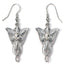 The Lord Of The Rings Silver Plated Evenstar Hook Earrings LKT Sport Silver plated hook earrings with highly detailed designFeaturing the Evenstar pendantOfficial licensed productApprox 30mm x 20mm Earrings
