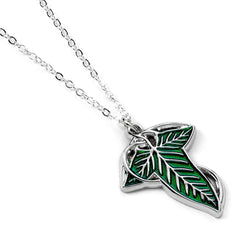 The Lord Of The Rings Silver Plated Leaf Of Lorien Necklace LKT Sport Entertainment>Movies>The Lord Of The Rings